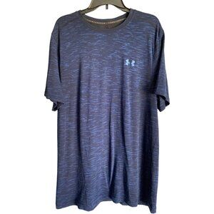 Under Armour Men's Threadborne Blue Seamless Performance Shirt 2XL
